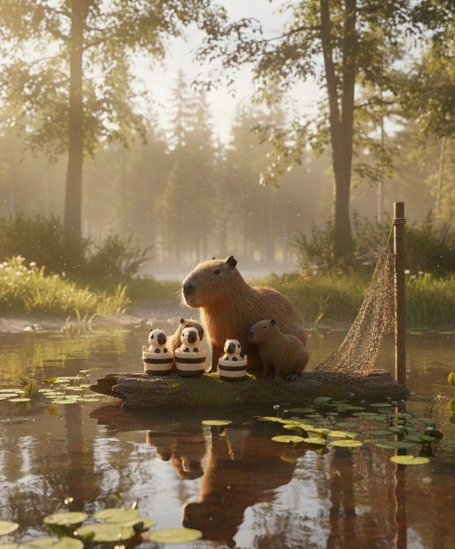 Clickli Kapibara Anahtarlık | Stres Atmalık Fidget – Twoora