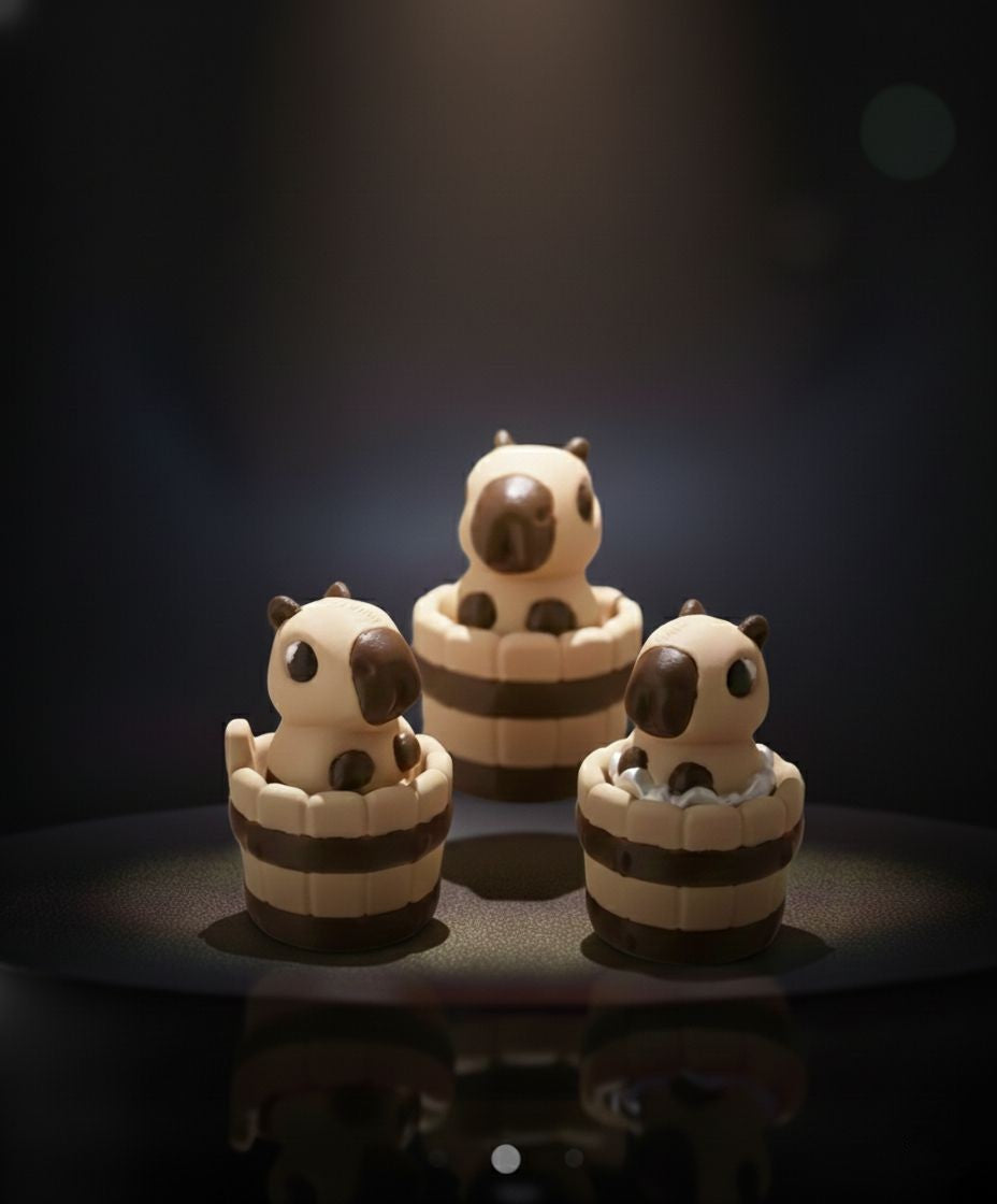 Clickli Kapibara Anahtarlık | Stres Atmalık Fidget – Twoora