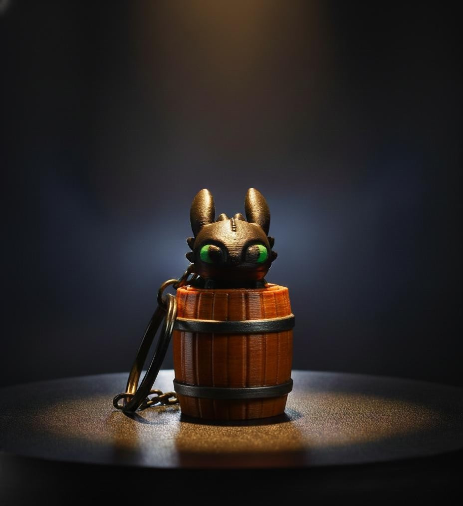 Clickli Ejderha Figür Anahtarlık | Stres Atmalık Fidget – Twoora